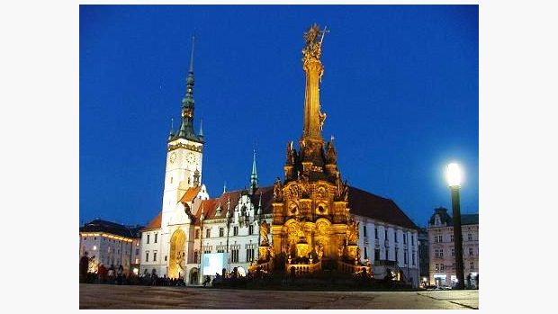 Olomouc v noci