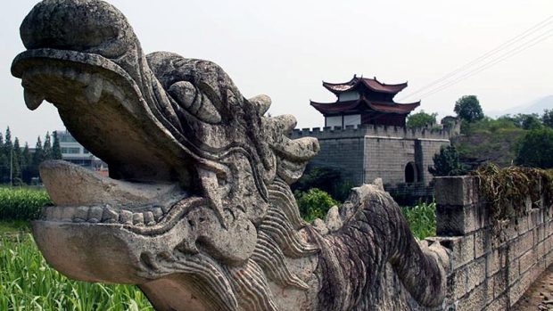 Zeď čínského hřbitova