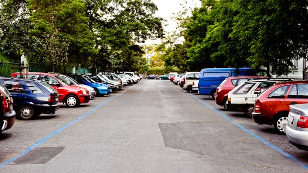 Modrá zona na parkování