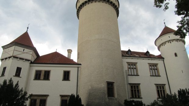 Zámek Konopiště - pohled z východní strany