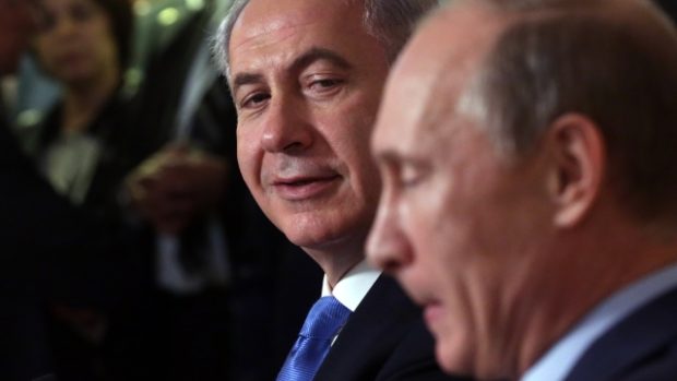 Izraelský premiér Benjamin Netanjahu s ruským prezidentem Vladimirem Putinem