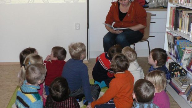 Čtení s dětmi v hodické knihovně