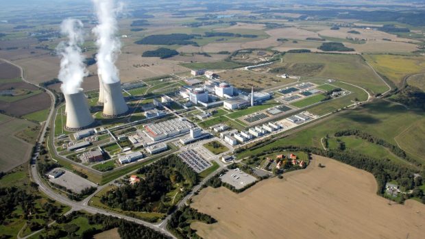 Temelín v roce 2015. Aktuálně jihočeská elektrárna kryje pětinu české spotřeby