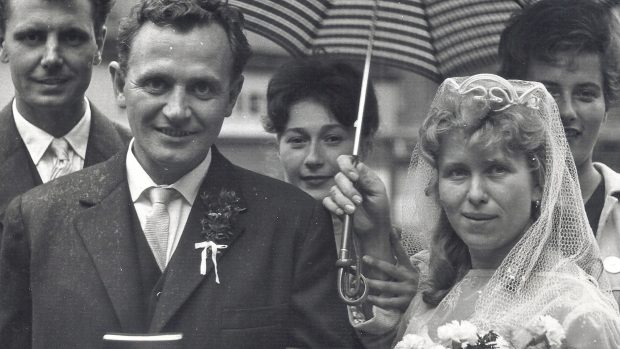 Svatba Alice a Ludvíka Šmotkových v roce 1963