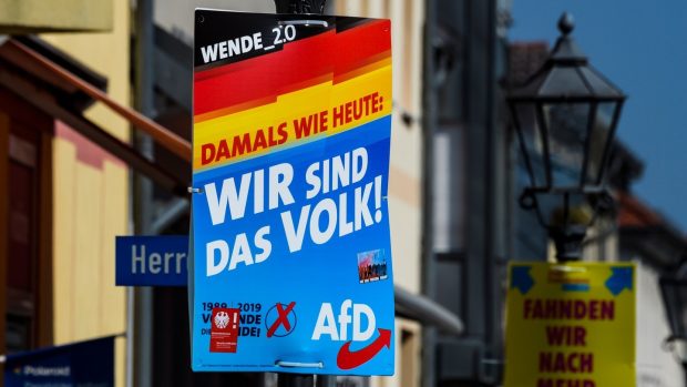 Předvolební kampaň Alernativy pro Německo (AfD)