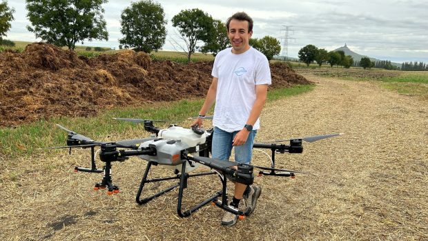 Zemědělci v Klapém na Litoměřicku testují drony