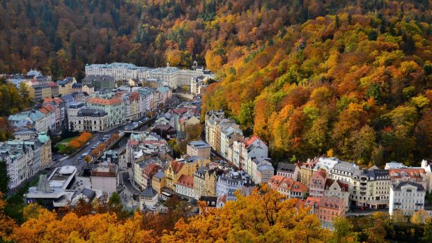 Karlovy Vary na podzim
