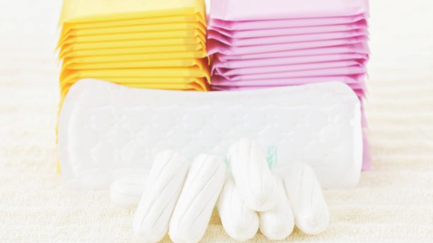 Menstruace, vložky, tampony (ilustrační foto)