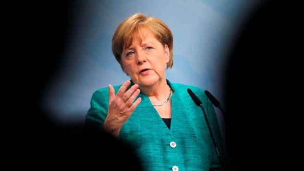 Německá kancléřka Angela Merkelová během summitu G20 v Hamburku.