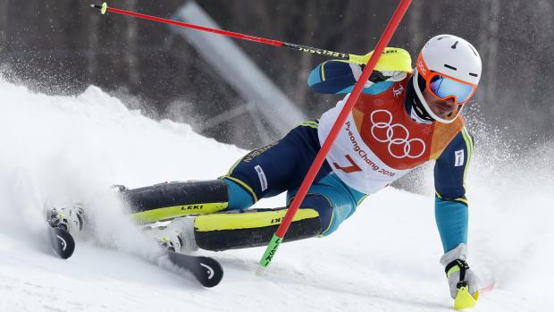Švéd Andre Myhrer vyhrál olympijský slalom