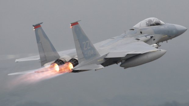 Americká stíhačka F-15C Eagle