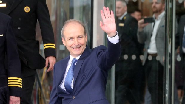 Nově zvolený předseda vlády Micheál Martin, šéf strany Fianna Fáil