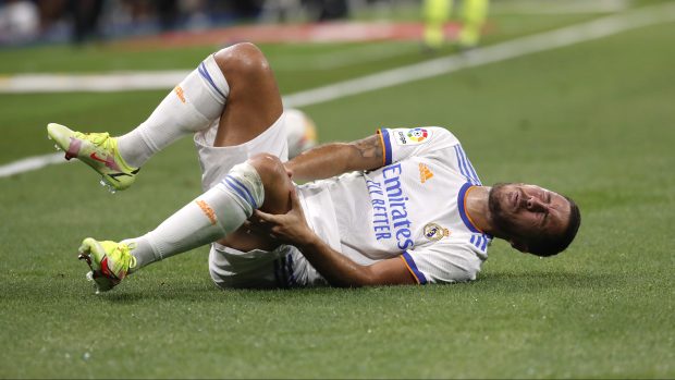 Kariéru Edena Hazarda v Realu Madrid přibrzdila častá zranění