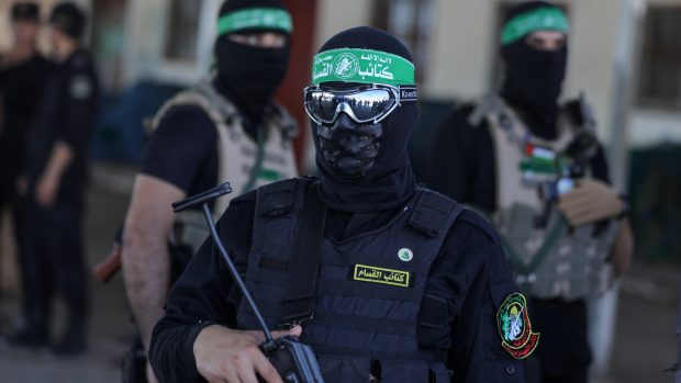 Člen brigády Kásam, ozbrojeného křídla palestinského hnutí Hamás