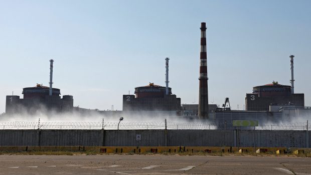 Záporožská jaderná elektrárna u města Enerhodar