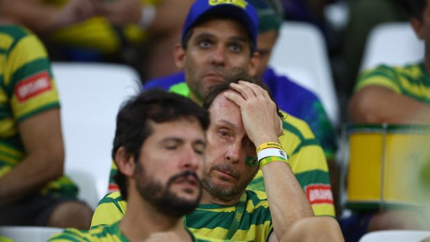 Smutní brazilští fanoušci