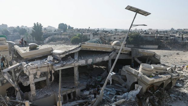 Následky útoku v Pásmu Gazy (ilustrační foto)