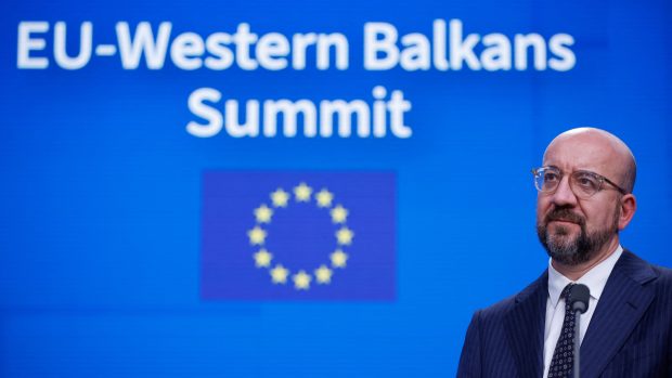 Charles Michel na summitu EU-Západní Balkán