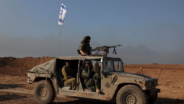 Izraelští vojáci na hlídce v Pásmu Gazy