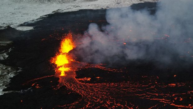 Erupce na Islandu