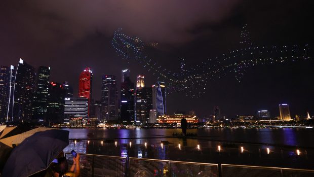 Oslavy začátku nového Lunárního roku Draka v Singapuru