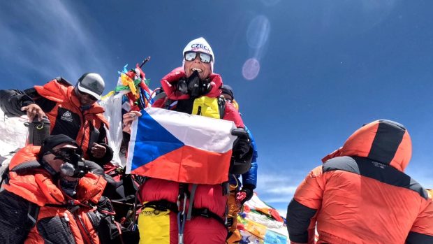 Eva Perglerová na Mount Everestu