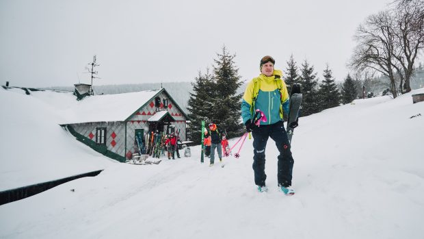 Ondřej Moravec na SkialpFESTu v roce 2023
