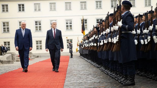 Petr Pavel na návštěvě Německa s prezidentem Frankem-Walterem Steinmeierem