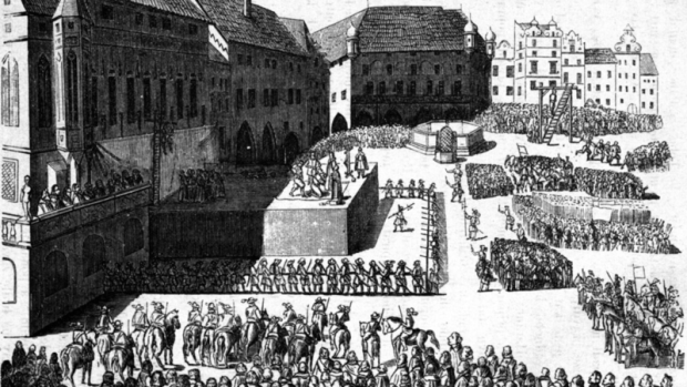 Poprava 27 českých pánů na Staroměstském náměstí roku 1621