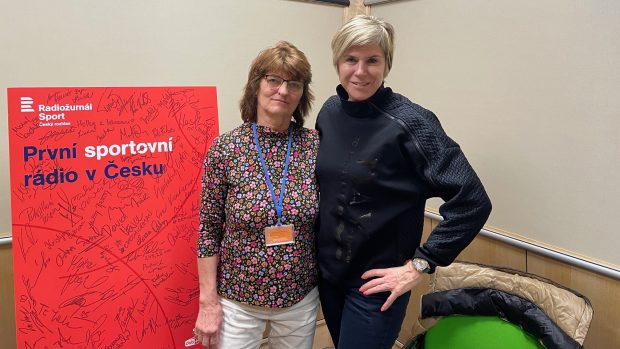 Hostem Pátečního finiše Kateřiny Neumannové byla bývalá běžkyně na lyžích Dagmar Hromádková
