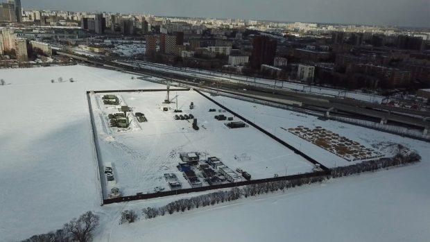 Protivzdušná obrana v Moskvě místo parků
