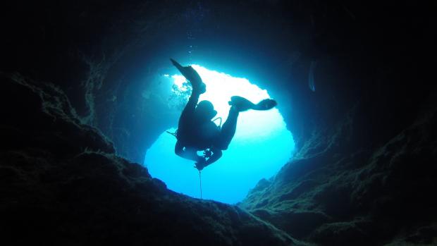 Jeskynní potápění (ilustrační foto)