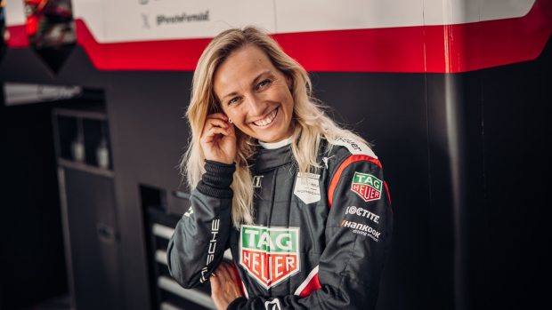 Gabriela Jílková na testech Formule E