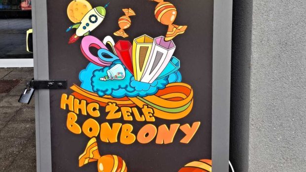 Automat na bonbony s HHC