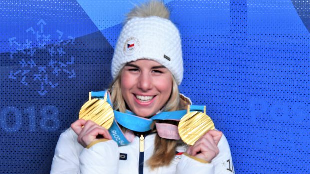 Ester Ledecká a její dvě olympijská zlata