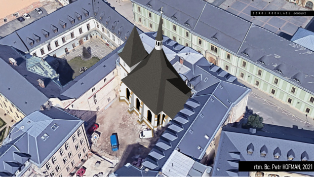 Odborníkům se podařilo sestavit vizualizaci olomouckého kostela sv. Petra, který byl zbořen v roce 1792
