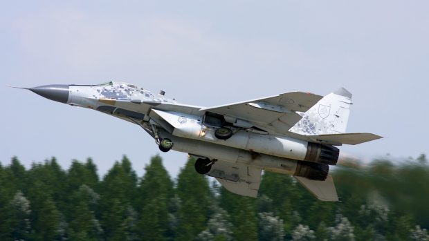 Na Slovensku se zřítila stíhačka MiG-29.