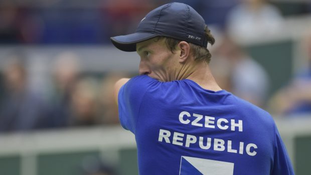 Sedmnáctiletý český tenista Jiří Lehečka