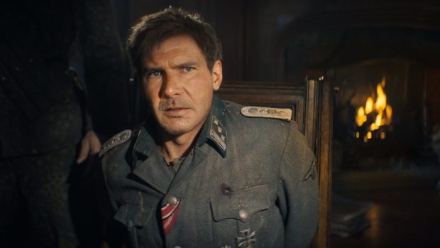 Omlazený Harrison Ford ve snímku Indiana Jones a nástroj osudu