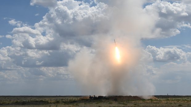 Rusko, raketa, test, ilustrační foto