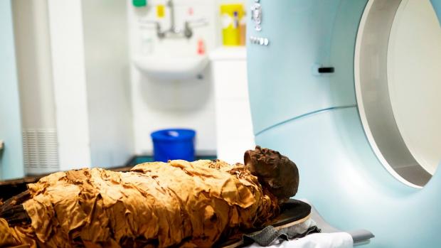Mumifikovaný kněz, jehož hlas zrekonstruovali britští vědci.