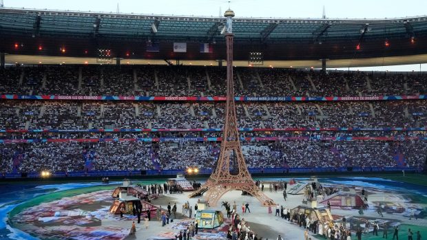 Francouzi pojali slavnostní zzahájení mistrovství světa v ragby ve velkém stylu