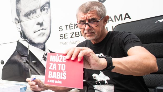 Předvolební mítink Andreje Babiše v Čelákovicích