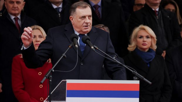 Srbský prezident  Milorad Dodik