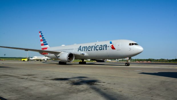 Boeing 767-300 společnosti American Airlines má kapacitu 209 míst.