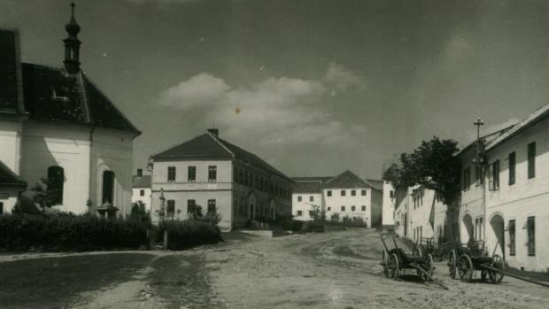 Dolní Vltavice na historické fotografii.