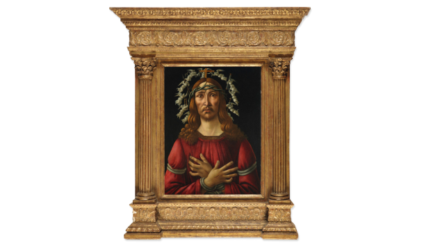 Malba Sandra Botticelliho Bolestný Kristus
