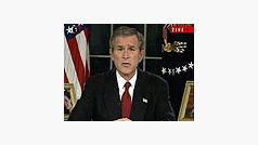 G. Bush při projevu
