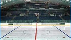 Pohled do hokejové haly v Turíně