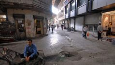 Teheránský bazar časně ráno